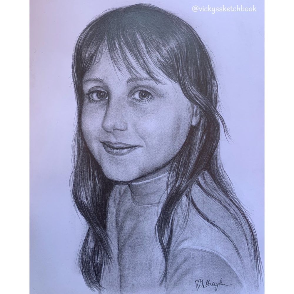 Original custom art - portrait drawing